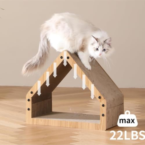 Arbre à chat 10kg de capacité avec surface biseautée stable