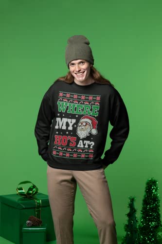 Wild Bobby Ho Santa Ugly Christmas Sweater Unisex Crewneck Sweatshirt 6 Wild Bobby Ho Santa Ugly Christmas Sweater Unisex Crewneck Sweatshirt