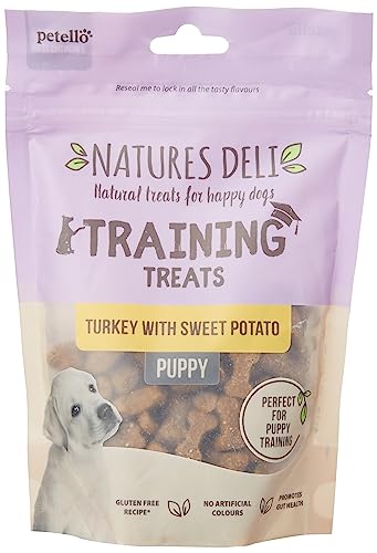 Natures Deli Turkey & Sweet Potato Puppy Training Treats 100 g (1-Pack)