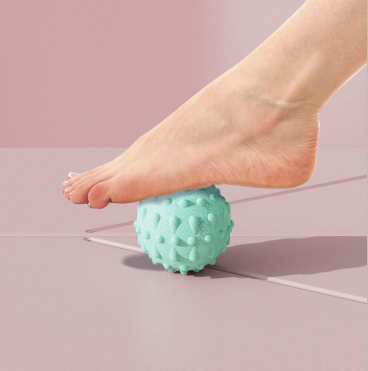 Alfombra Masajeadora para Pies - Alfombra de Masaje con Estimulación de Puntos de Acupresión, Alta Elasticidad, Herramienta Portátil para Alivio de los Pies en Casa, Oficina, Viajes y Yoga, Verde miniatura 4