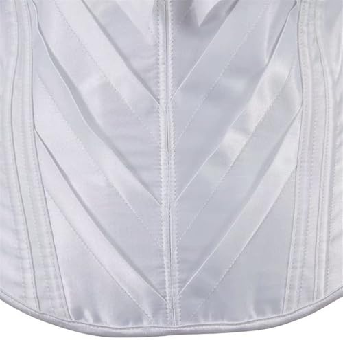 Image of Women's Lace up Gothic Jacquard Shoulder Straps Tank Overbust Shaper Corset Bustiers Top