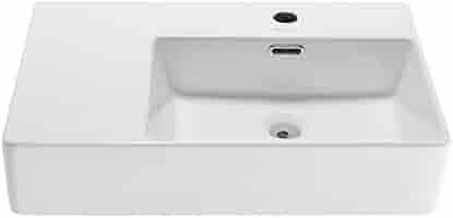 Swiss Madison SM-WS323 St. Tropez Wall Hung Sink with Right