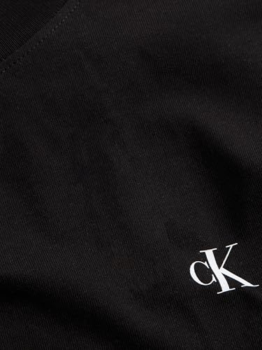Calvin Klein Herren T-Shirt Kurzarm Painted Tee mit Rundhalsausschnitt, Schwarz (Ck Black), XXS – Ansicht 5