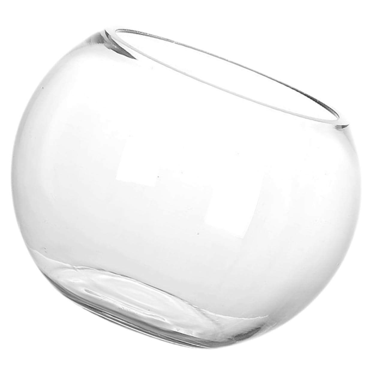 ERINGOGO Vasca Per Pesci Trasparente Acquario Da Tavolo Per Pesci Acquario Decorativo in Vetro Per Piante Accessorio Per Ufficio e Casa
