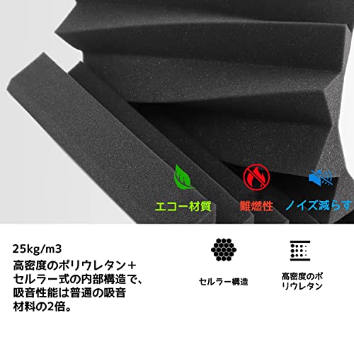 JBER 吸音材 防音シート 2.5*30*30cm の商品画像 2
