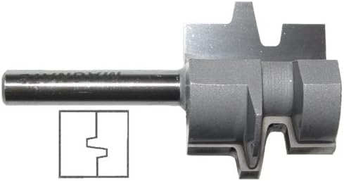 Magnate 7361 Reversible Glue Joint Router Bits - 1" Cutting Length; 1/4" Shank Diameter