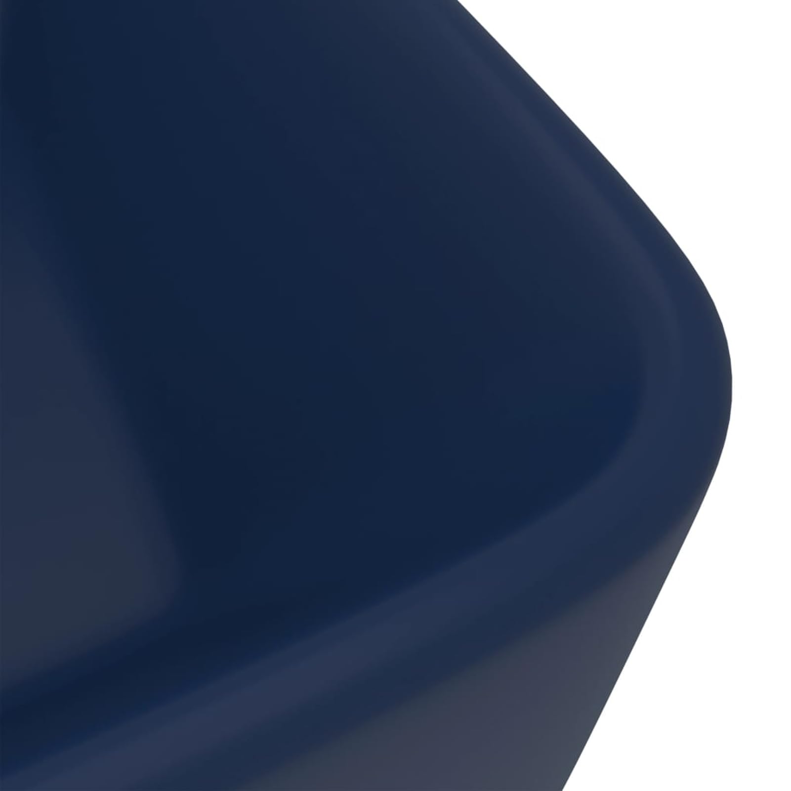 Lavandino Luxury Blu Scuro Opaco 41x30x12 cm in Ceramica,Lavandino,Lavandino Bagno,Lavandini Bagno,Articoli idraulici-147045