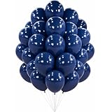 Hestya Navy Blue Balloons 100 Pack 10 Inch Party Balloons Navy Blue Latex Balloons for Weddings, Birthday Party, Bridal Shower, Party Decoration (Navy Blue, 10 Inch)