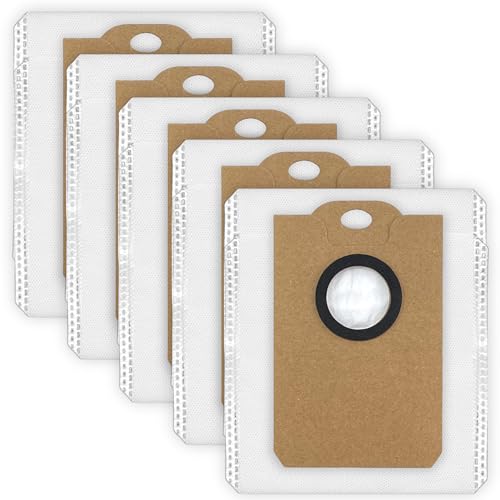 5 Bolsas Recambio Conga 2299, 2499, 7490, 8290 Compatibles con Cecotec Robot Aspirador Autovaciado, Bolsa 3L Hipoalergénica, Repuesto Fácil de Instalar, Bolsa de Polvo Cecotec Conga 2499/2299 LIFEFIL