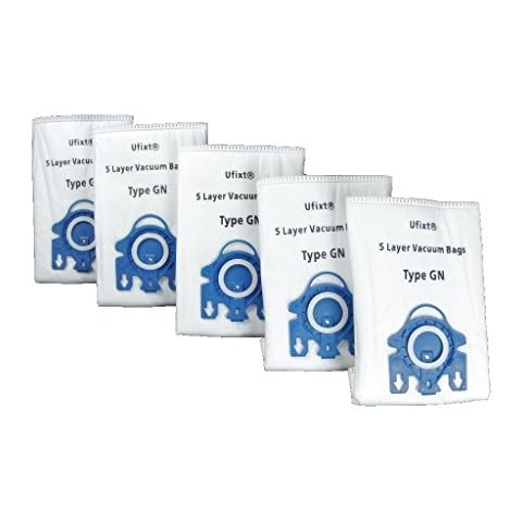 Ufixt Fits Miele S5210, S5211, S5221, S5260, S5261, S5280, S5281 and S5311 Vacuum Cleaner Bags Type GN X 5 + 2 Filters Cover