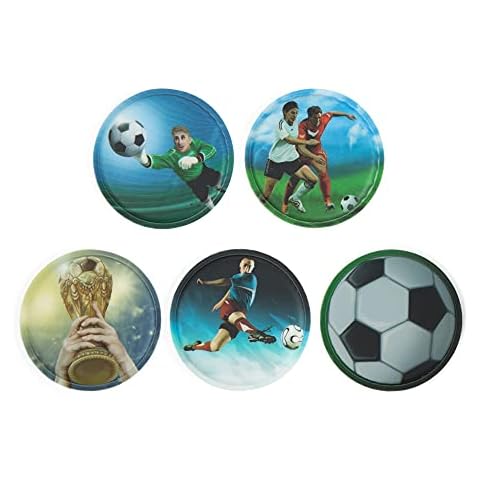 ergobag Klettie - Set, 5-Teilig, Klett, Fußball Cover