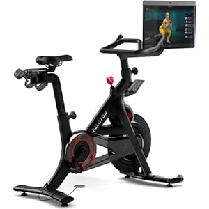 Peloton Bike+ hometrainer voor binnen, met 60,5 cm (23,8 inch) HD, anti-reflecterend draaibaar touchscreen
