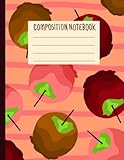  2022 Halloween Composition Notebook Candy Apple Collection tri.4: Simple Minimal and Cute Candy apple Pattern Inspired by Halloween Apple Candy and ... Lined Notebook (2022 Halloween Collection)