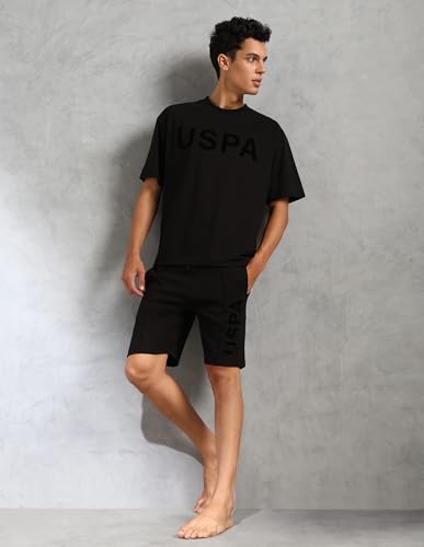Image of U.S. Polo ASSN. Mens OEE09 Brand Printed Comfort Fit Lounge T-Shirt