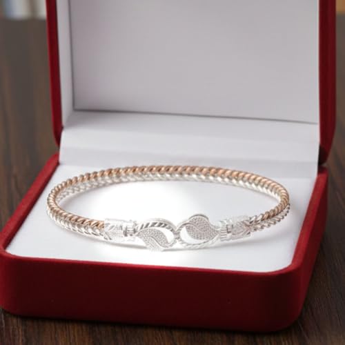 Image of Parasmoni Elegant Silver Noya Bangle