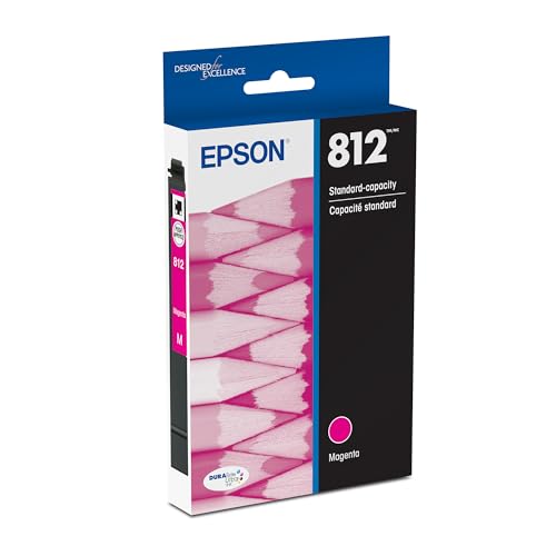 Image of Epson 812 Genuine Magenta Ink Cartridge Standard Capacity T812320