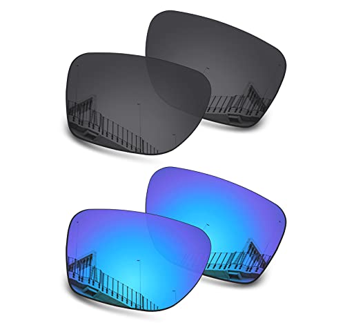 Verres de rechange Oakley Sylas bleu iridium et noir haute clarté