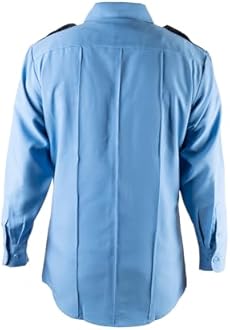 First Class 100% Polyester Two Tone Men's Uniform Shirt