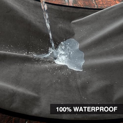 Image of Leader Accessories Velvet Waterproof Car Seat Cover Anti-Slip for Gym Workout, Running, Swimming, Beach and Hiking, Universal Bucket Seat Protector for Cars, SUVs and Trucks Dark Grey