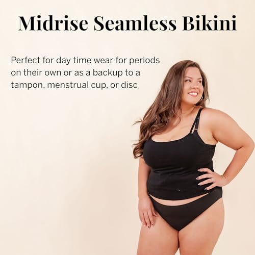 Organic Cotton Period Underwear for Women, Teens & Plus Size – Pixie Leakproof Bikini with BloatFit™ Tech, Soft & Breathable - Image 4