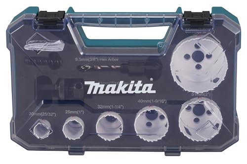Coffret de scies trépans (6 pcs) - MAKITA D-47139