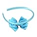 Lovefairy Girl's Fashion Pure Color Bowknot Headband Multicolor Optional for Travel Photography Daily Life (Light Coffee)