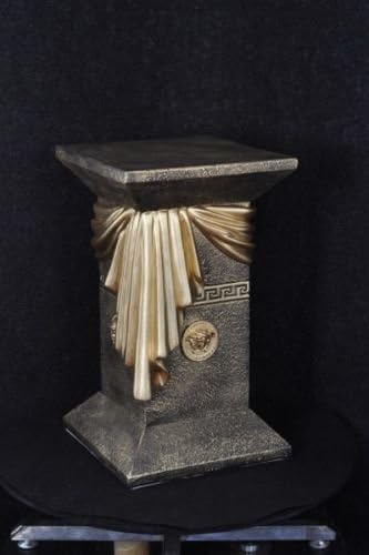 Decorative Medusa Flower Stand Column Flower stand Plant Stand Greek Key Design