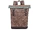Produktbild WFBD-CN Brieftasche Men Männer Umhängetasche Öl Wachs Leinwand mit Crazy Horse Tasche Hand wasserdicht Retro-Reise-Rucksack Portemonnaie Geldklammer (Color : Brown, Size : M)