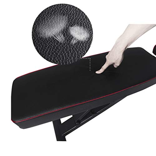 LZL with Priest Stool Weight Bench,Exercise Utility Bench Upright, Incline, Decline, and Flat Exercise for Home Gym Workout Weightlifting Bed (Color : Black)