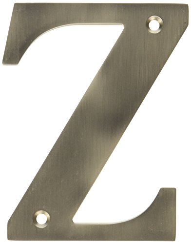 Lettre Z résidentielle 10,2 cm Deltana RL4Z-15 haute visibilité pour façade