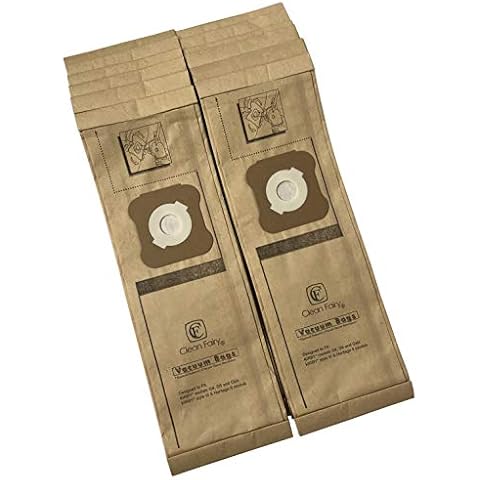 12Pack CF Clean Fairy Vacuum Filter Bag Compatible with Kirby G3 G4 G5 G6 G7 Style III & Heritage II Replacement for Part#197294 197394 Cover