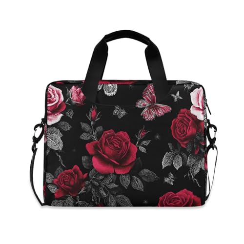 Maletín para portátil con diseño mariposa 13-15.6 pulg