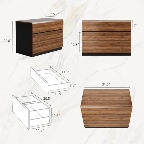 Image of ModernMate 2 Drawer Lateral File Cabinet for Home Office, 31.5W*23H