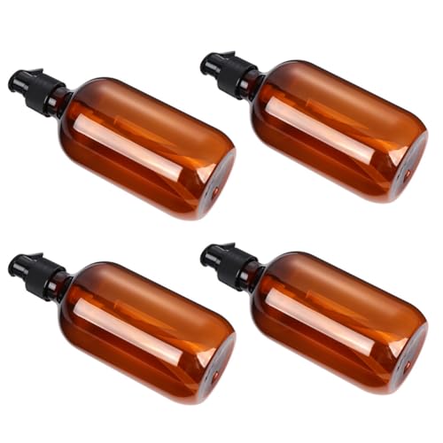 SWETRACE 4��1�Z�b�g 500ML�u���E���v���X�����ϕi�{�g�� �����h�~�@�\�t�����s����퐶���ɕ֗��Ȍg�їpPET�f�ޕۑ��{�g��