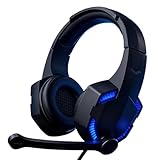 XEUXKER Cuffie Gaming, Cuffie Con Microfono Per Ridurre Il Rumore, Cuffie Over Ear, Presa Audio Da...