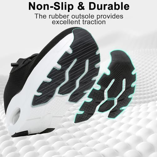 Image of Git-up Women's Arch Support Walking Shoes, Breathable Wide Toe Box Nursing Work Shoes for Plantar Fasciitis