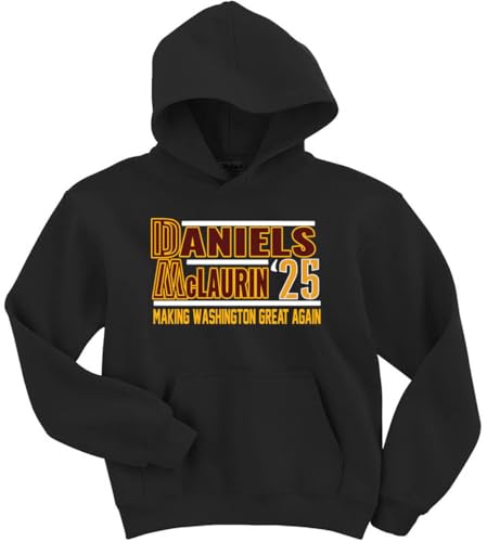 Jayden Daniels Terry McLaurin 2025 Washington Hooded Sweatshirt Hoodie