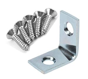 888 Corp Eckhalterung mit Schrauben, 10 Stück