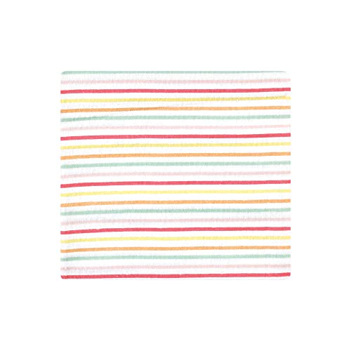 Image of Little Treasure Hudson Baby Cotton Poly Flannel Receiving Blankets Multipack, Pink Fruit Salad, 30x30 inches