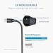 Anker Powerline+ USB C to USB 3.0 Cable, High Durability Type C Braided Charging Cable for Galaxy S10, S9, Sony XZ (6FT,Grey)