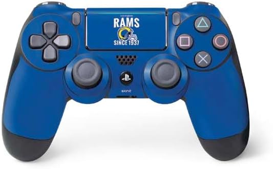 Vista 32 de Skinit Decal Gaming Skin Compatible with PS4 Pro/Slim Controller - Officially Licensed NFL Los Angeles Rams Design