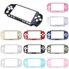 Colorful Front Faceplate Case Front Cover Housing Shell for PSP 1000 Game Console Replacement Clear Pink