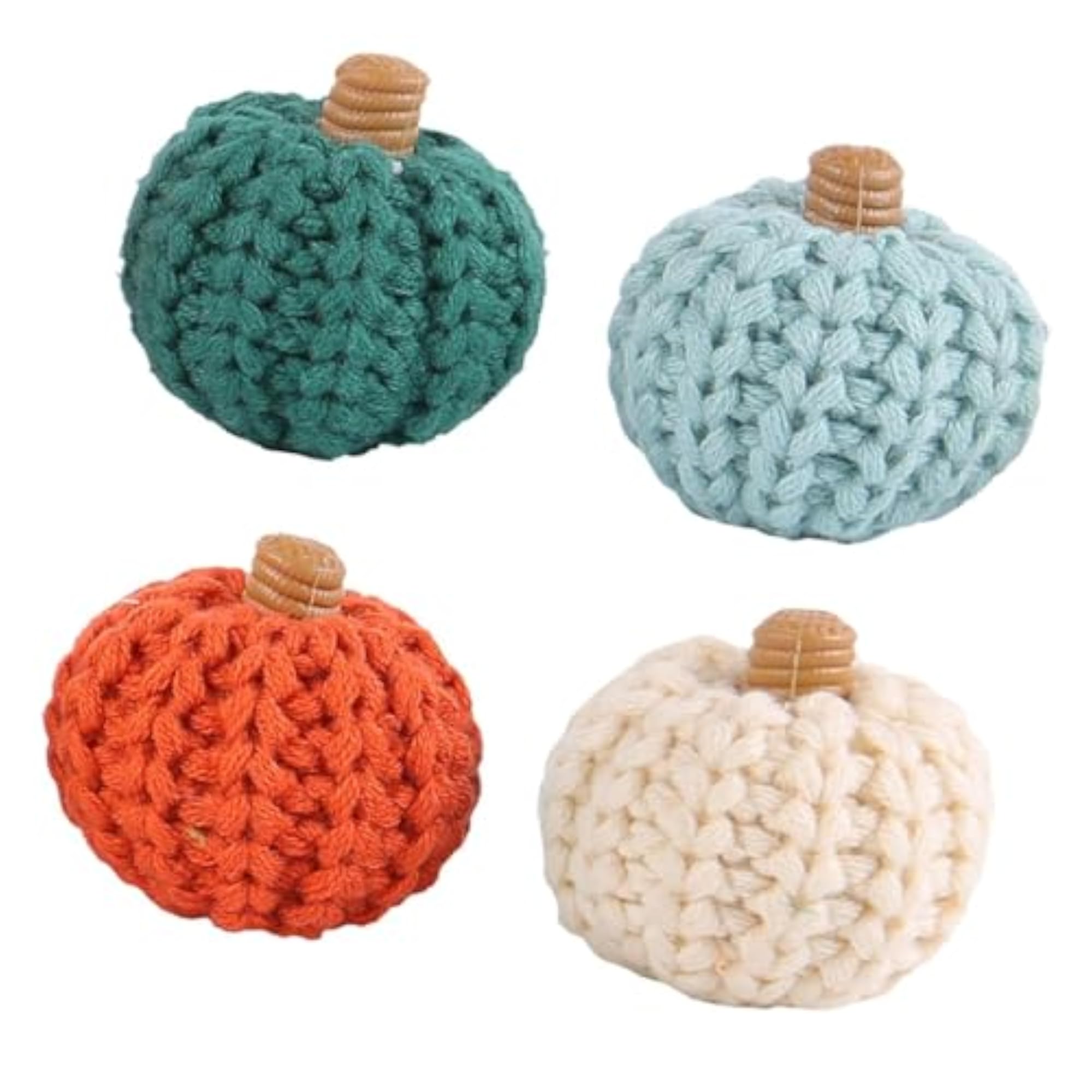 Artificial Pumpkin Ornament for Garden Wedding Decor, Green