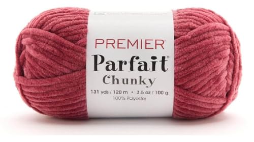 Image of Premier Parfait Chunky Chenille Yarn 3 Pk Bundle with Bella's Crafts Markers (Maple Leaf)