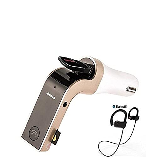 supreno™ Carg7 2.5A Q With Turbo Charging Lcd Bluetooth Car Charger Fm