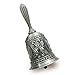HOKPA Hand Bell, Call Bell Wedding Bells for Restaurant Service Bell Bar Jingle Wedding Classroom Church School Classroom Alarm and Home Decoration (Tin Color )