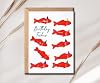Tarjeta Hilarante de Pescado Rojo - Tarjeta Divertida de Cumpleaños de Peces - Tarjeta Divertida de Swedish Fish - Tarjeta de Cumpleaños de Pescado - Tarjeta de Cumpleaños 8