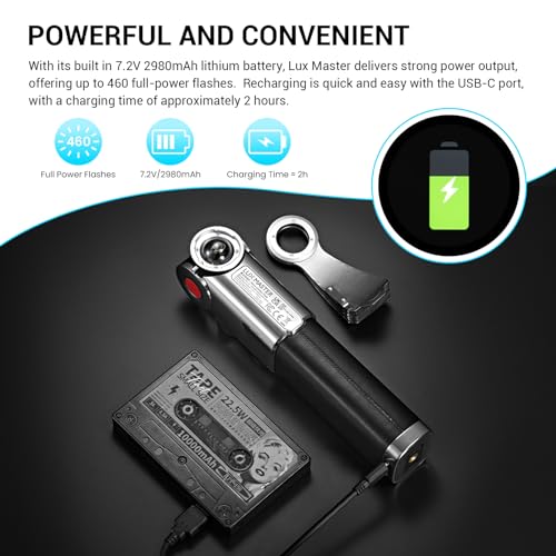 Ficha técnica GODOX Lux Master Flash de cámara retro 2.4G HSS TTL control de pantalla táctil control óptico S1 S2 batería integrada carga tipo C compatible con cámara Canon Nikon Sony - Fernando Cortés Ficha técnica GODOX Lux Master Flash de cámara retro 2.4G HSS TTL control de pantalla táctil control óptico S1 S2 batería integrada carga tipo C compatible con cámara Canon Nikon Sony - Fernando Cortés