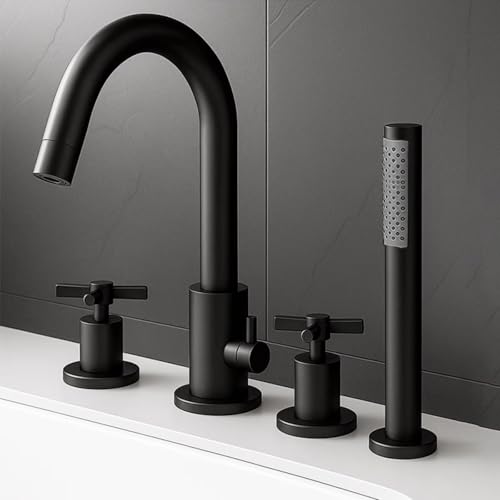 Mitigeur de bain-douche à 4 trous pour le confort des robinets ménagers