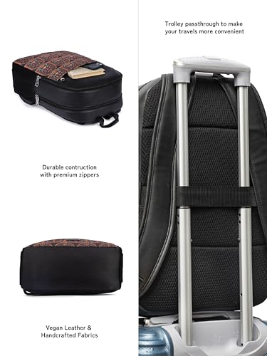 Image of ZOUK Statement Backpack 16.9 L Medium Water Restant Office Laptop Bag /Backpack for Men with padded Tablet & Laptop Compartment - 15.6 inch
